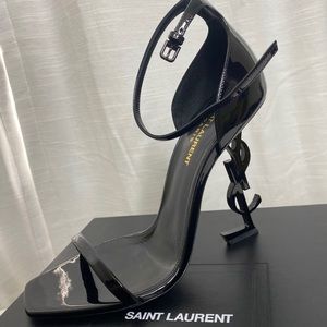 Authentic Saint Laurent YSL Black Heels Size 6.5